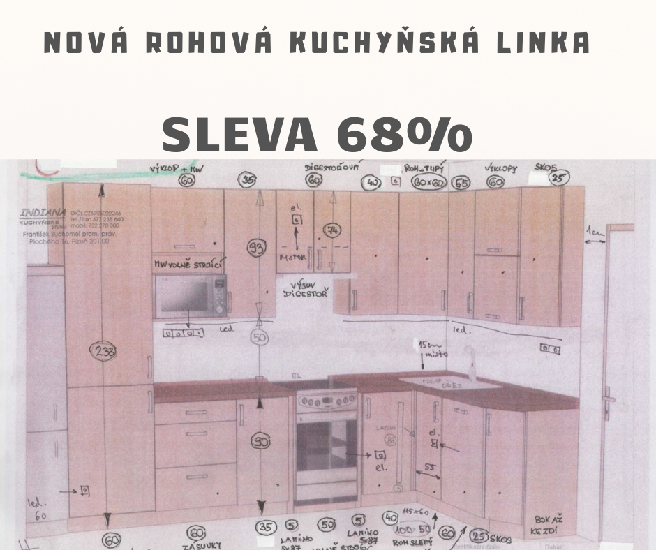 Indiana kuchyn . SLEVA 68%