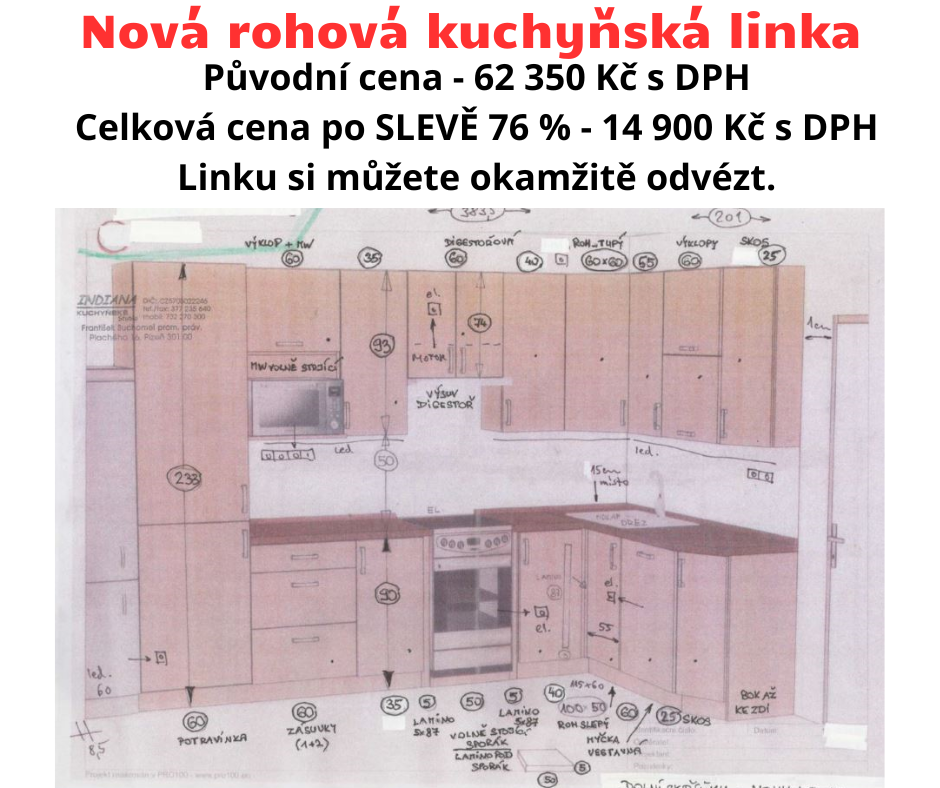 Pvodn cena - 62 350 K s DPH Celkov cena po SLEV 76% - 14 900 K s DPH